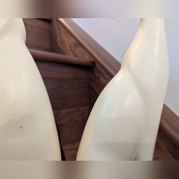 Vintage Norcrest Japan Siamese Long Neck Cats 1950s Tall Porcelain Cat Figurines - Picture 15 of 15